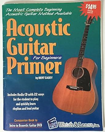 acoustic guitar primer for beginners book and cd rom Reader