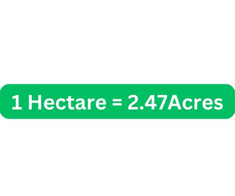 acre and hectare conversion