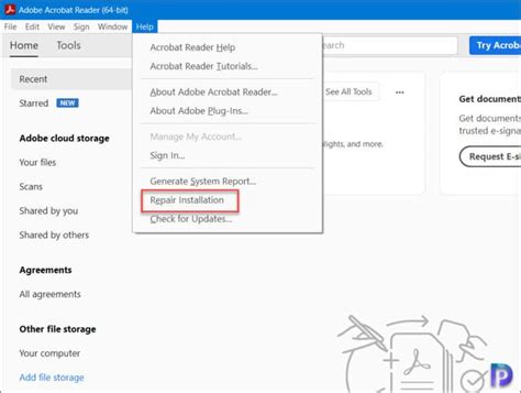 acrobat macintosh repair setup Reader