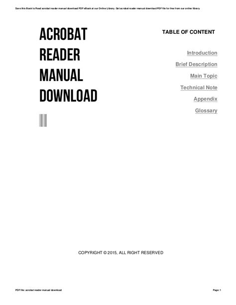 acrobat reader manual download Doc