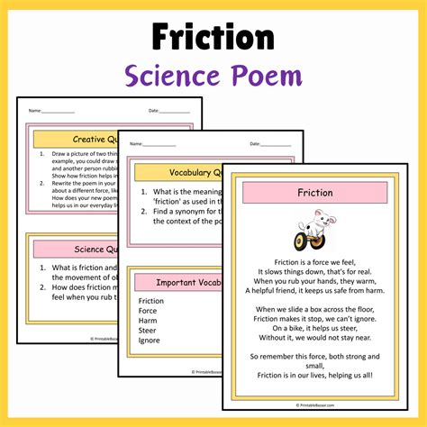 acrostic poem about friction PDF