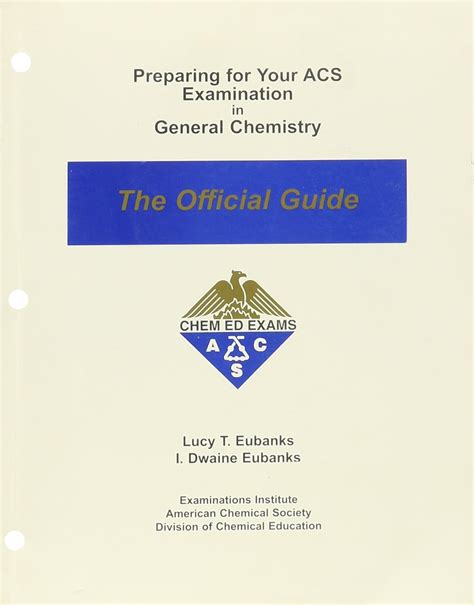 acs exam general chemistry study guide eubanks PDF