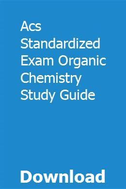 acs standardized exam study guide Reader