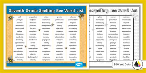 acsi-seventh-grade-spelling-bee-list Ebook PDF