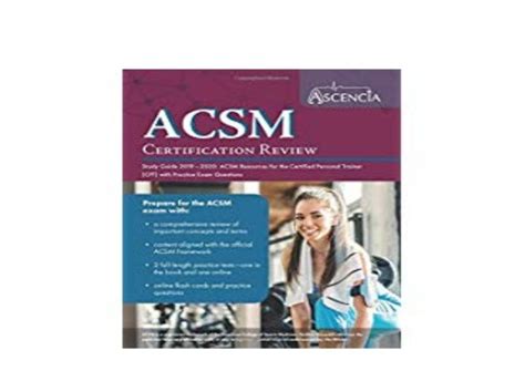 acsm hfi or es certification study kit Reader