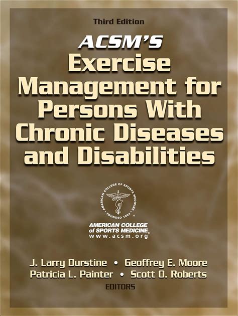 acsms exercise management for persons with chronic diseases and disabilities 2nd edition Doc