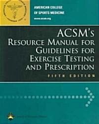 acsms guidelines for exercise testing and prescription paperback Reader