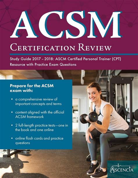 acsms health and fitness certification review Reader