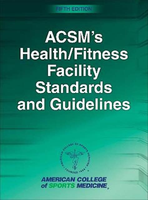 acsms health or fitness facility standards and guidelines Doc