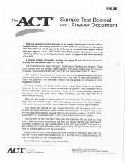 act 63e sample answers Ebook Doc