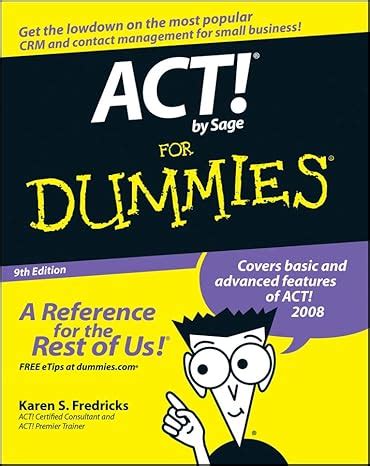 act by sage for dummies act by sage for dummies PDF