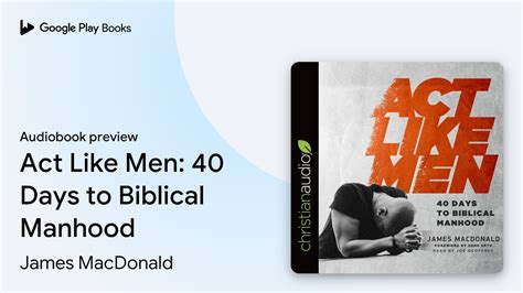 act like men 40 days to biblical manhood Epub