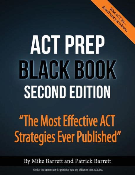 act prep black book the most effective act strategies ever published Doc