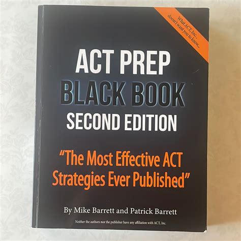 act prep black book the most effective act strategies ever published Doc