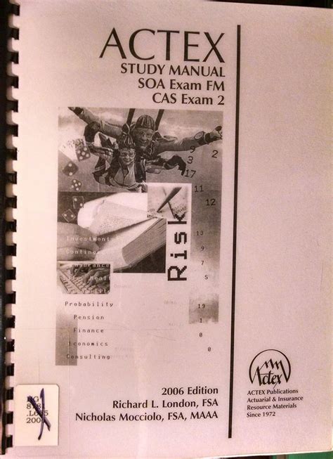actex fm 2 study manual Kindle Editon