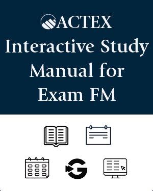 actex fm study manual PDF