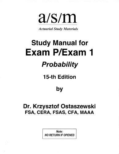 actex p 1 study manual 2012 ed Reader