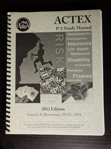 actex p 1 study manual 2012 edition Ebook Reader