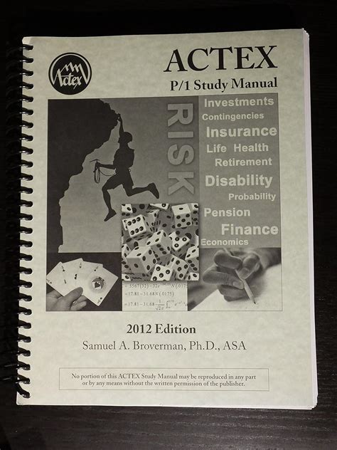 actex p 1 study manual 2012 edition Ebook Reader