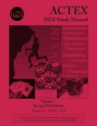 actex study manual mfe pdf Doc