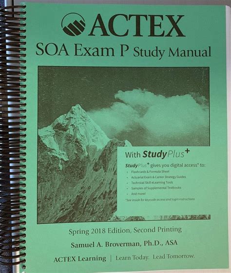 actex study manual soa exam p cas exam 1 pdf pdf PDF