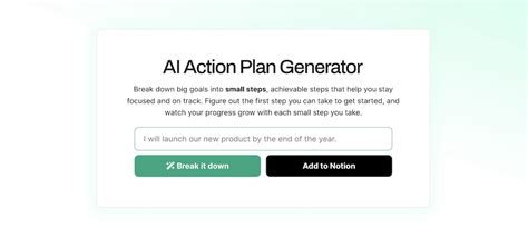 action plan generator ai