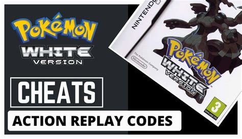 action replay cheats for pokemon white