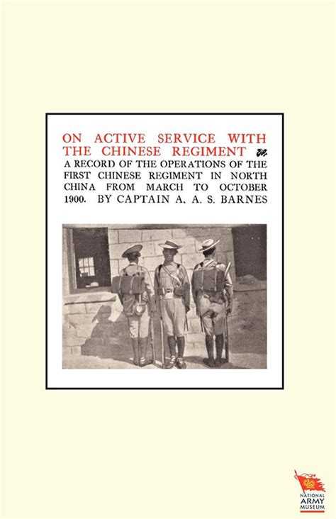 active service chinese regiment operations Epub