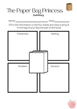 activity paper for paper bag princess Epub