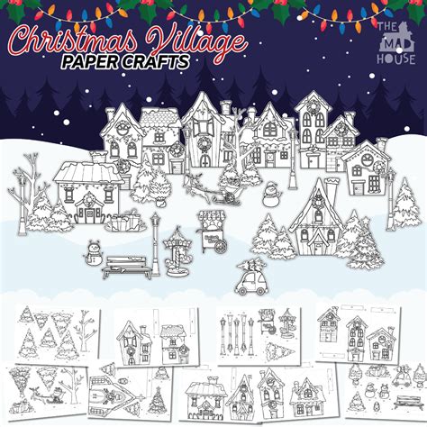 activity village printables paper PDF