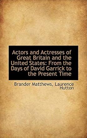 actors actresses britain garrick present PDF