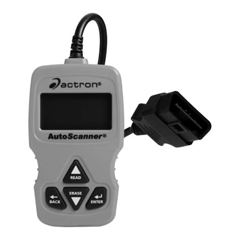 actron obd ii scanner instructions Reader