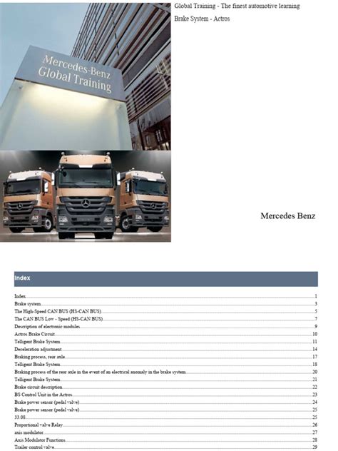 actros brake circuit pdf Doc