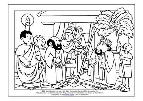 acts peter paul coloring page PDF