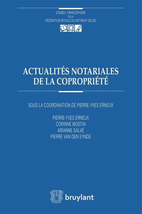 actualit s notariales copropri t francophone f d ration ebook Reader