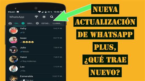 actualizaciones whatsapp plus