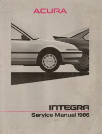 acura integra factory service manual Epub