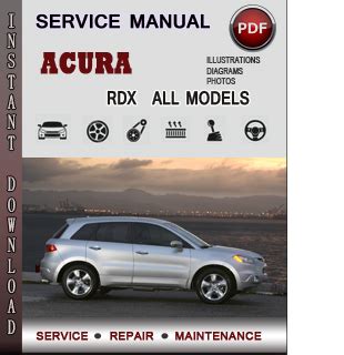 acura rdx service manual 2011 PDF
