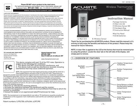 acurite thermometer manual 00592 Epub