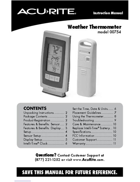 acurite wireless cooking thermometer manual Epub