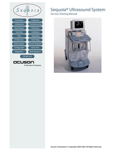 acuson sequoia 512 operating manual Doc