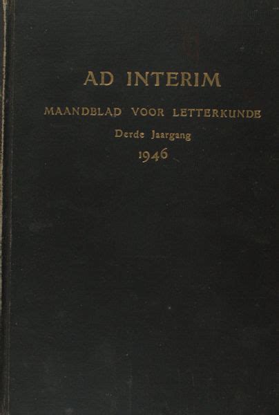 ad interim maandblad voor letterkunde 10 Doc