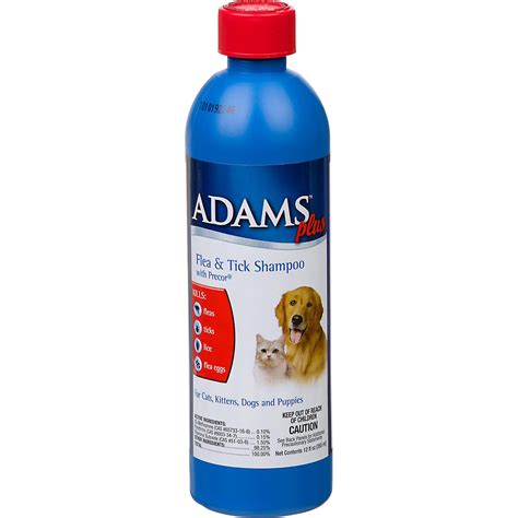 adams plus flea &amp; tick shampoo