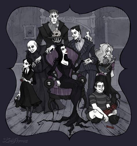 addams family art peices