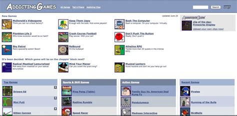 addicting games old games