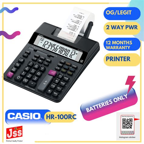 adding machine casio