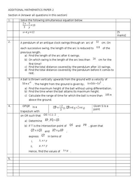 additional maths past paper 2013 PDF