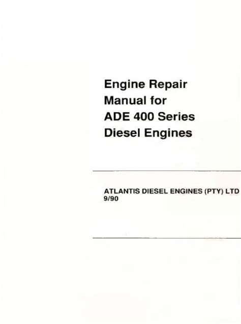 ade 407 t engine manual Ebook Epub