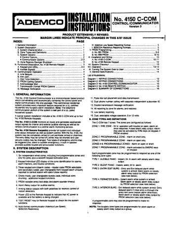 ademco 4150 installation manual Epub