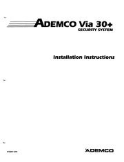 ademco alarm system installation manual Epub